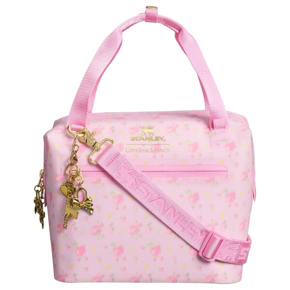 Nwt‎ Stanley X Love Shack Fancy Ibiza Sunset Juliene Mini Cooler Pink No STRAP! - Picture 16 of 16